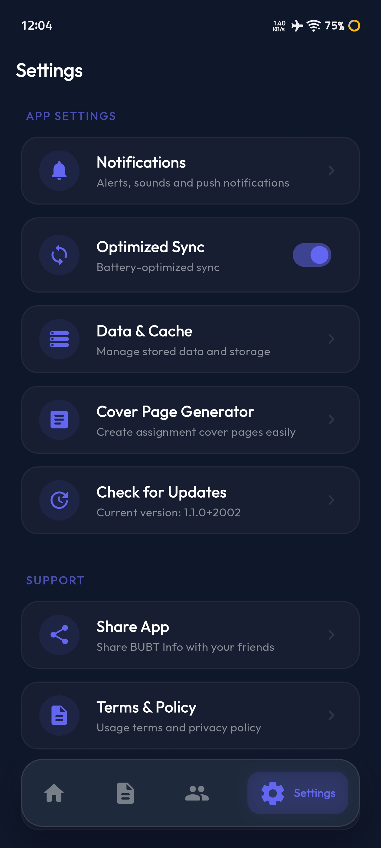 Projects Overview View
